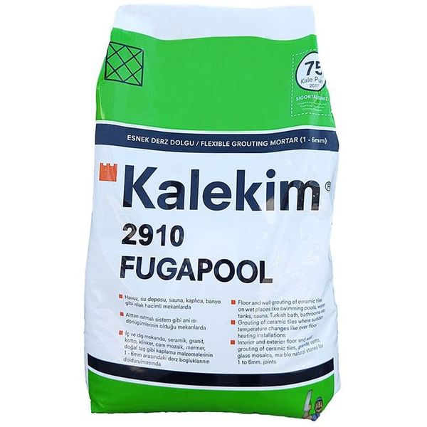 Вологостійка фуга для швів Kalekim Fugapool 2910 (5 кг) Басейн блакитний 28549 фото