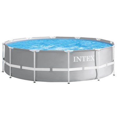 Каркасний басейн Intex 26718 Premium (366х122 см) з картриджним фільтром та драбиною 31446 фото