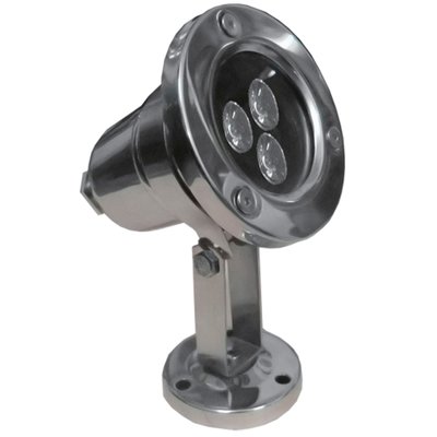 Прожектор для фонтану Aquaviva (3LED 3 Вт 12/24 В) RGB IP68 29724 фото