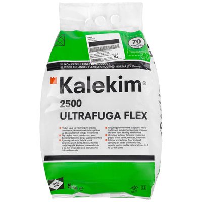 Еластична фуга для швів із силіконом Kalekim Ultrafuga Flex 2555 (5 кг) Чорний 28552 фото