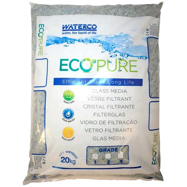 Пісок скляний Waterco EcoPure 0.5-1.0 мм (20 кг) 23206 фото