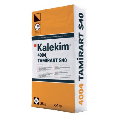 Ремонтна штукатурка Kalekim Tamirart S40 4004 (25 кг), високоміцна 28554 фото