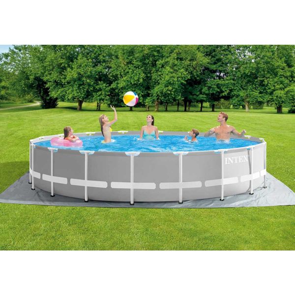 Каркасний басейн Intex 26732 Premium (549х122 см) з картриджним фільтром, драбиною та тентом 31412 фото