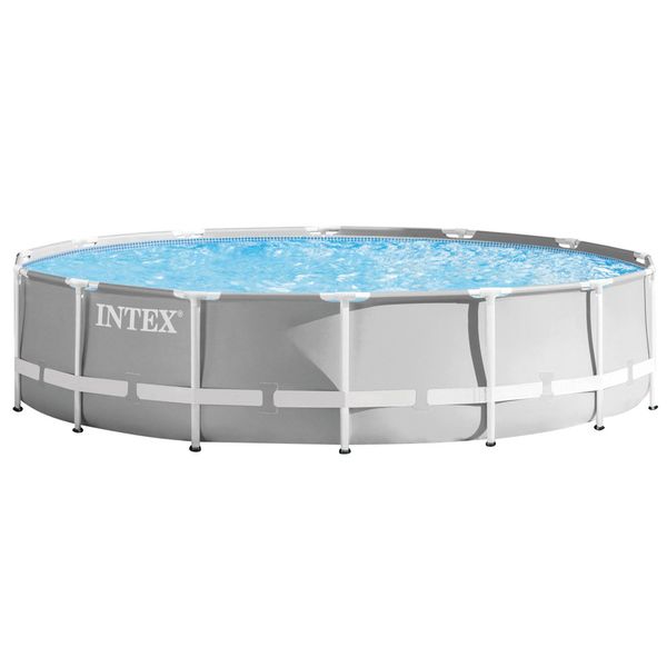 Каркасний басейн Intex 26720 Premium (427х107 см) з картриджним фільтром, драбиною та тентом 31409 фото